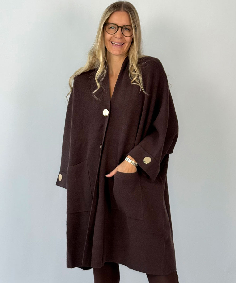 Cardigan - Brun