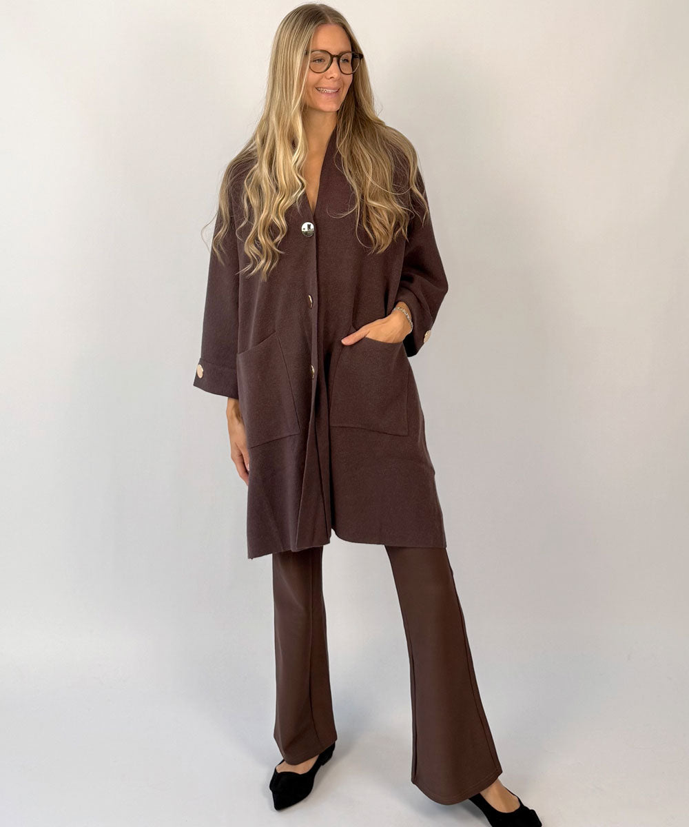 Cardigan - Brun